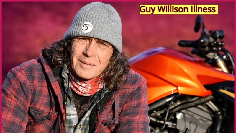 Guy Willison Illness – Guy Willison sitting beside a custom motorcycle looking at the camera