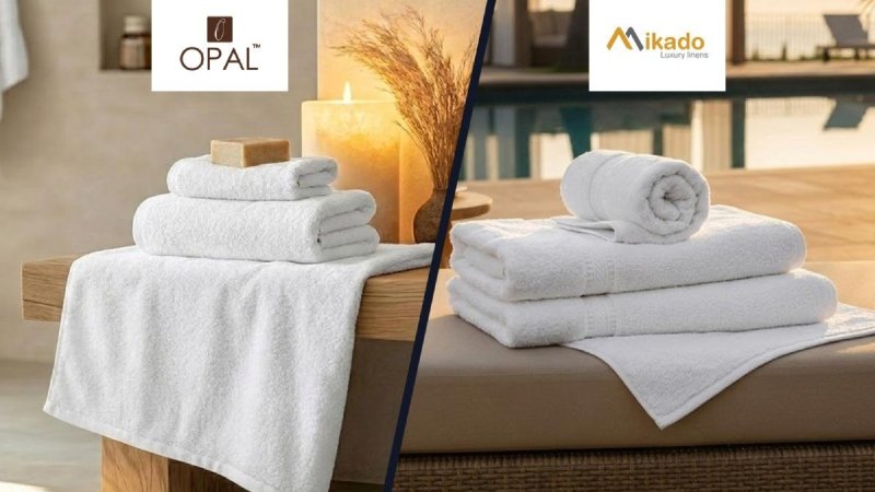 Opal vs. Mikado Hotel Towels