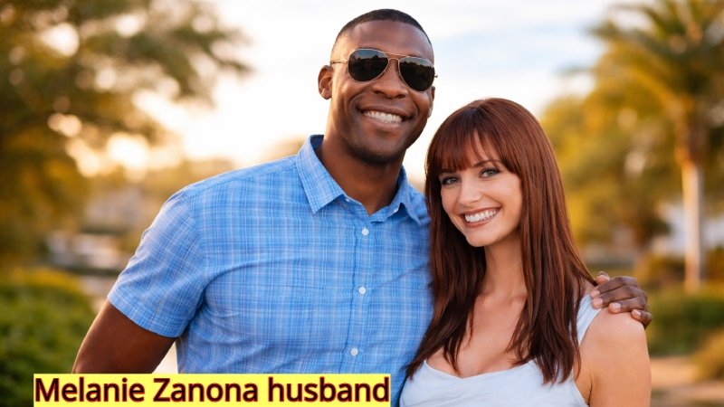 Melanie Zanona smiling with her husband, showing their happy and supportive relationship