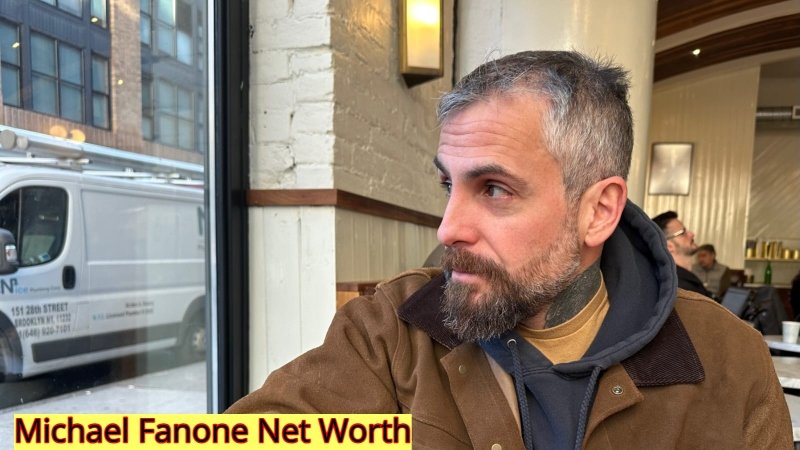 Michael Fanone sitting in a cafe, reflecting on his career and Michael Fanone net worth in 2026
