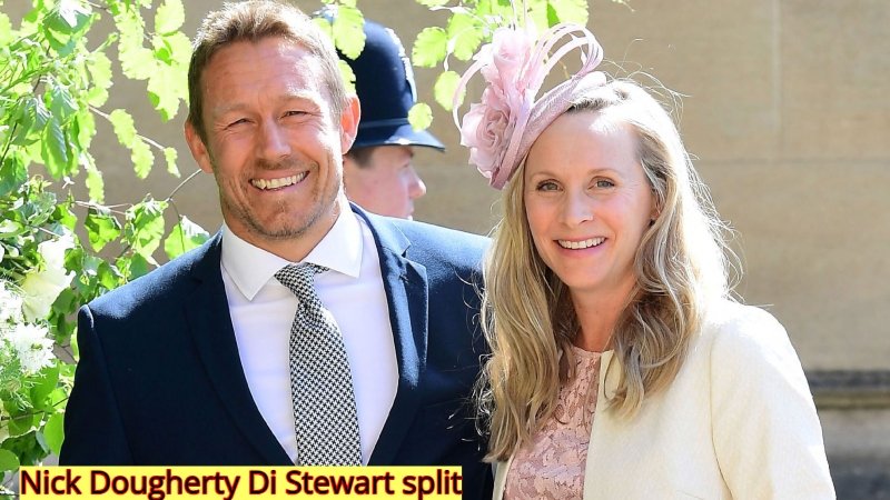 Nick Dougherty and Di Stewart smiling together, highlighting the context of the Nick Dougherty Di Stewart split.