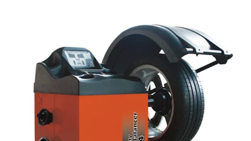 Self-Calibrating Wheel Balancer